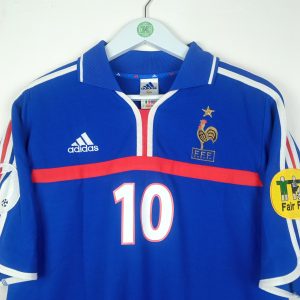 2000-2002 France Home Shirt Zidane #10 (L)
