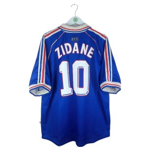 1998-2000 France Home Shirt Zidane #10 (L)