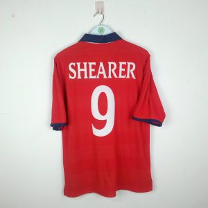1999-2001 England Away Shirt Shearer #9 (M)