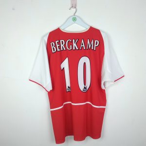 2002-2003 Arsenal Home Shirt Bergkamp #10 (L)