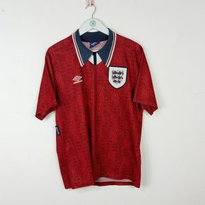 1994-95 England Away Shirt Gascoigne #8 (L) Umbro