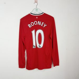2011-12 Manchester united LS Home Shirt Rooney #10 (Excellent) M