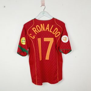 2004 Portugal Home Shirt C.Ronaldo #17 (Very Good) M