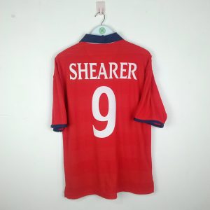 1999-01 England Away Shirt Shearer #9 (Excellent) XL