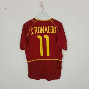 2002-04 Portugal Home Shirt C. Ronaldo #11 (Excellent) M