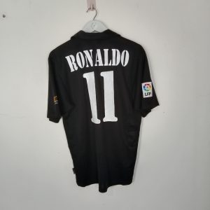 2001-02 Real Madrid Away Shirt Ronaldo #11 (Excellent) M