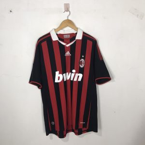2008-09 Ac Milan Home Shirt Ronaldinho #80 (Excellent) Size XL