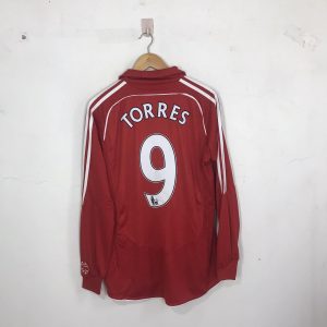 2006-08 Liverpool L/S Home Shirt Torres #9 (Excellent) Size M