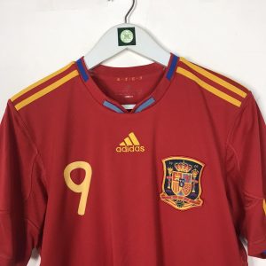 2010 Spain Home Shirt Torres #9 (Excellent) Size M
