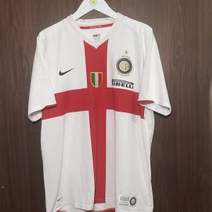 2007-08 Inter Milan Centenary Away Shirt Ibrahimovic #8 (Excellent) Size XL