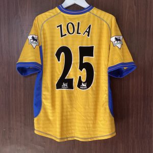 2000-01 Chelsea Away Shirt Zola #25 (Excellent) Size M