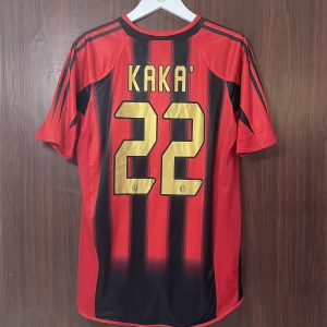 2004-05 Ac Milan Player Issue Home Shirt Kaka #22 (Excellent) Size L
