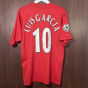 2004-05 Liverpool CL Home Shirt Luis Garcia #10 (Excellent) Size L