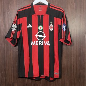 2003-04 Ac Milan CL Home Shirt Maldini #3 (Excellent) Size M