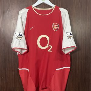2003-04 Arsenal Home Shirt Bergkamp #10 (Very Good) Size XL