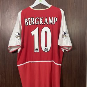 2003-04 Arsenal Home Shirt Bergkamp #10 (Very Good) Size XL