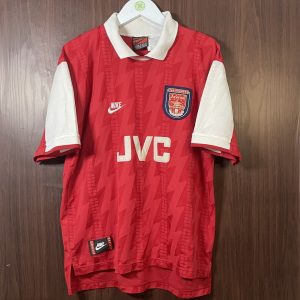 1995-96 Arsenal Home Shirt Bergkamp #10 (Excellent) Size L