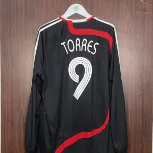 2007-08 Liverpool LS CL Third Shirt Torres #9 (Excellent) Size XL