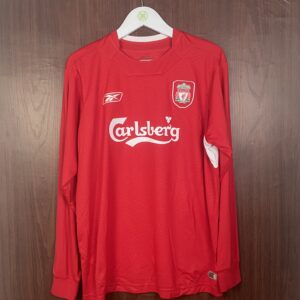2005-06 Liverpool LS CL Home Shirt Alonso #14 (Excellent) Size L