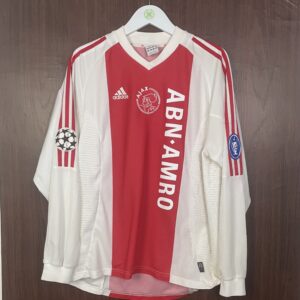 2002-03 Ajax Amsterdam LS CL Home Shirt Zlatan #9 (Excellent) Size L