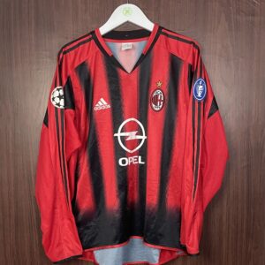 2004-05 Ac Milan LS CL Home Shirt Rui Costa #10 (Excellent) Size L