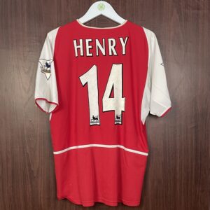 2003-04 Arsenal Home Shirt Henry #14 (Excellent) Size M