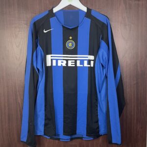 2004-05 Inter Milan LS Home Shirt Adriano #10 (Excellent) Size L