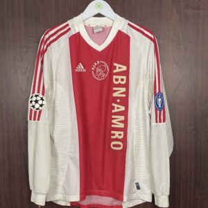 2002-03 Ajax Amsterdam LS CL Home Shirt Zlatan #9 (Excellent) Size L