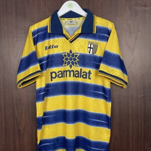 1998-99 Parma Home Shirt Crespo #9 (Excellent) Size L