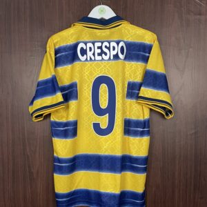 1998-99 Parma Home Shirt Crespo #9 (Excellent) Size L