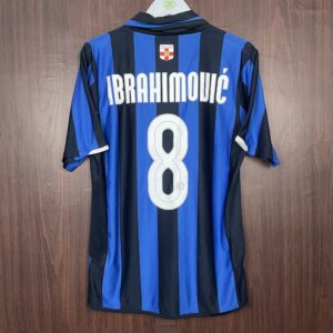 2007-08 Inter Milan Centenary Home Shirt Ibrahimovic #8 (Excellent) Size M