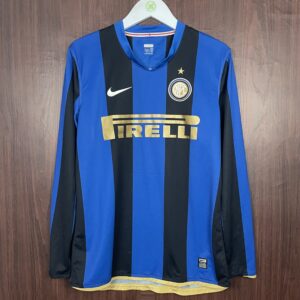 2008-09 Inter Milan LS Player Issue Home Shirt Adriano #10 (Excellent) Size L