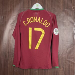 2006 Portugal LS Player Issue Home Shirt Ronaldo #7 (Excellent) Size S
