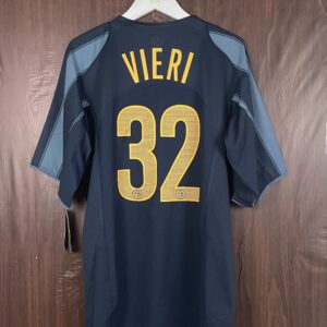 2004-05 Inter Milan BNWT CL Third Shirt Vieri #32 (Excellent) Size XL
