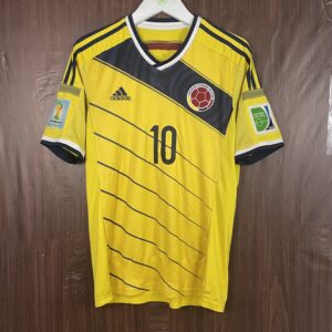 2014 Colombia Home Shirt James #10 (Excellent) Size M