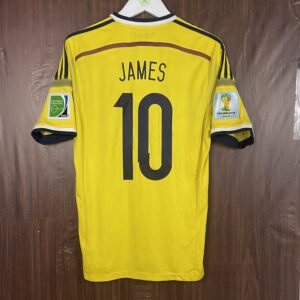 2014 Colombia Home Shirt James #10 (Excellent) Size M