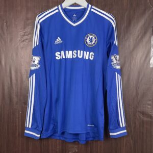 2013-14 Chelsea LS Home Shirt Hazard #17 (Excellent) Size L