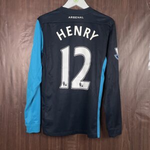 2011-12 Arsenal LS Away Shirt Henry #12 (Excellent) Size S