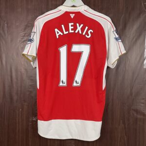 2015-16 Arsenal Home Shirt Alexis #17 (Excellent) Size M