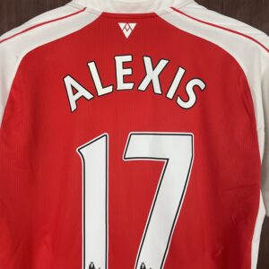 2015-16 Arsenal Home Shirt Alexis #17 (Excellent) Size M